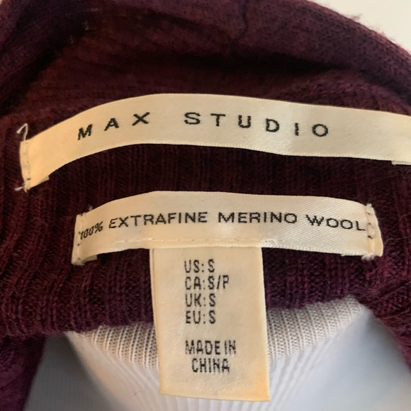Max Studio Plum Cardigan - Picture 3 of 3